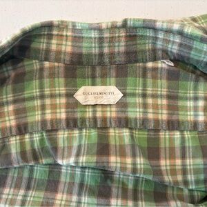 GUGLIELMINOTTI Milan Men's Plaid Flannel Shirt